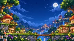 Nighttime MapleRep scene attached to the review